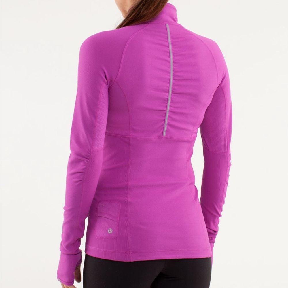 Lululemon 4 Sweatshirt Reversible Sweater Quarter Zip Athletic Activewear Sporty - Picture 3 of 16